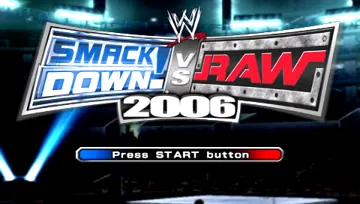 WWE SmackDown vs Raw 2006 (EU) screen shot title